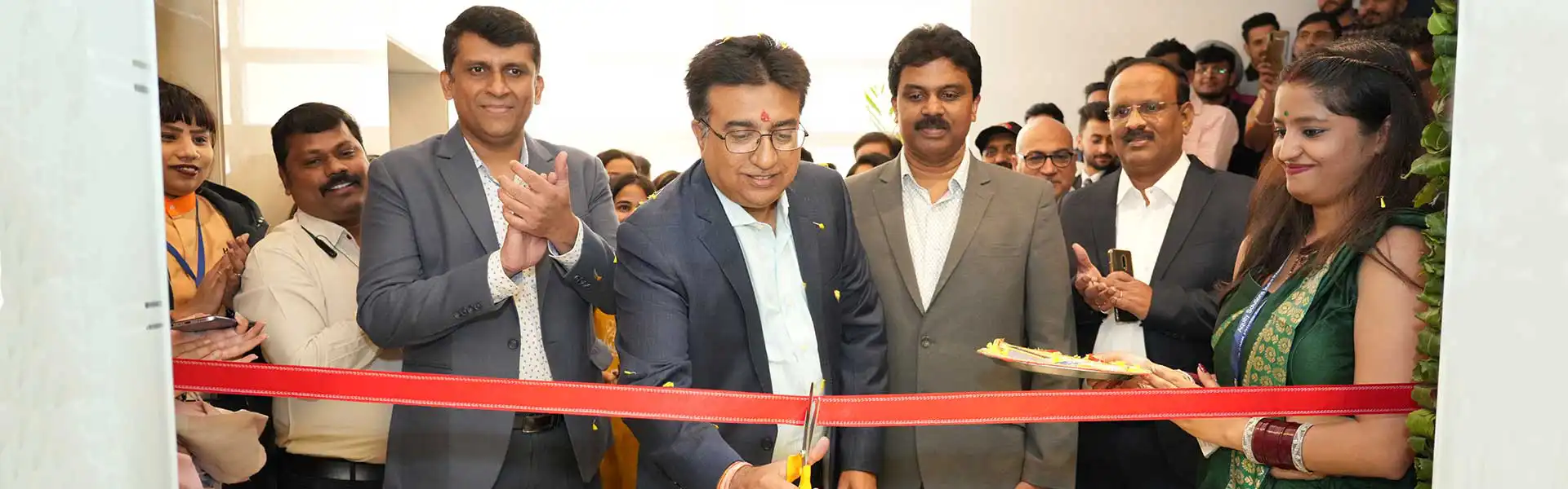 Kashyap Joshi inaugurating Mohali Office